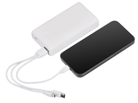 Внешний беспроводной аккумулятор 2-в-1 с функцией зарядки Apple Watch, QC/PD «AtomIQ», 10000 мАч