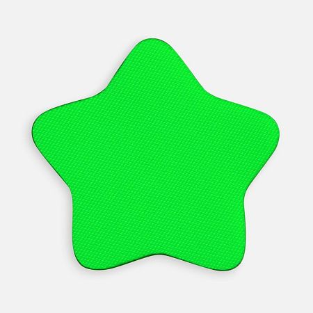 Наклейка тканевая Lunga Bial, M, зеленый неон