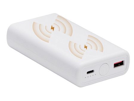 Внешний беспроводной аккумулятор 2-в-1 с функцией зарядки Apple Watch, QC/PD «AtomIQ», 10000 мАч