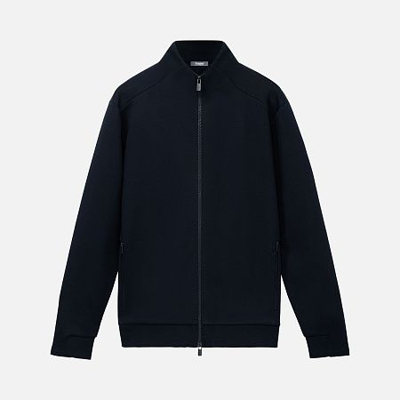 Толстовка на молнии ASTIN темно-синяя, размер L