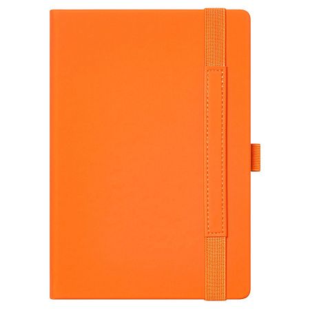 Ежедневник Альфа (Alpha) недатированный, оранжевый/оранжевый