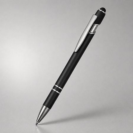 Ручка-стилус металлическая шариковая «Sway» soft-touch