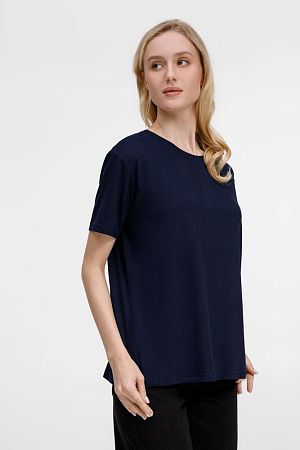 Футболка унисекс Senti, темно-синяя, размер S