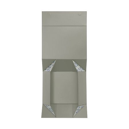 Подарочная коробка-трансформер средняя, серая