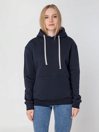 Толстовка с капюшоном Unit Kirenga Heavy, темно-синяя, размер XS