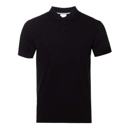 Рубашка поло унисекс STAN хлопок/эластан 200, 05, Чёрный,  (20)  (46/S)