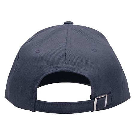 Кепка 6-панельная Oxford 300, c белым сендвичем, темно-синяя