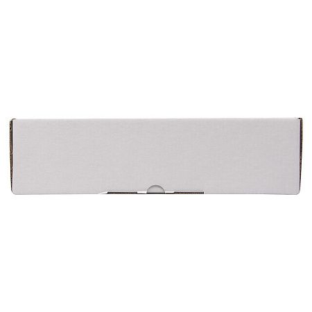 Коробка крафтовая белая с окошком, размер 30*30*8 см, самосборная