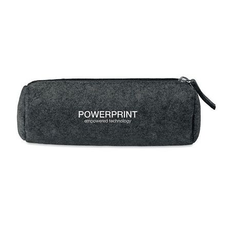 Пенал на молнии из фетра