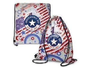 Рюкзак-мешок с возможностью полноцветной печати, цвет: белый