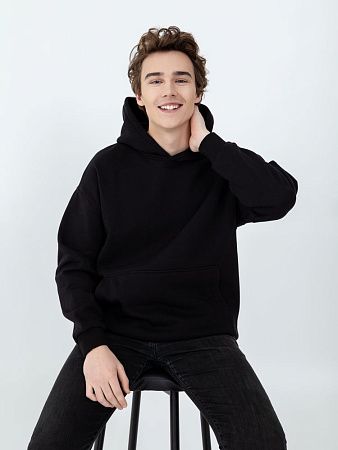 Худи Kulonga Oversize, черное, размер XS/S