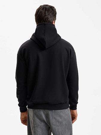 Худи унисекс оверсайз Daylero, черное, размер XS/S