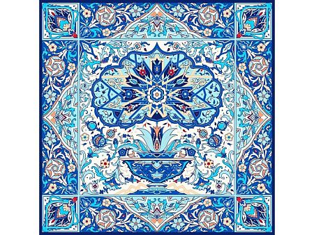 Набор: платок «Арабески» и свеча «Загадка Востока»