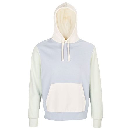 Худи унисекс Collins, голубое, размер XS