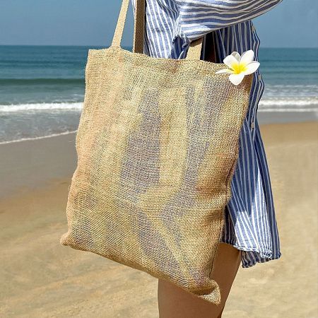 Сумка хозяйственная  Bagsy Jute 270 г/м2, бежевая