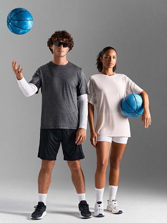 Футболка спортивная унисекс Storm, черная, размер XS