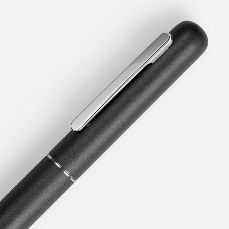 Ручка шариковая Scribo, матовая серая