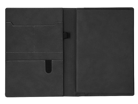 Ежедневник в суперобложке Country Palermo Nuba A5, полутвердый, черный