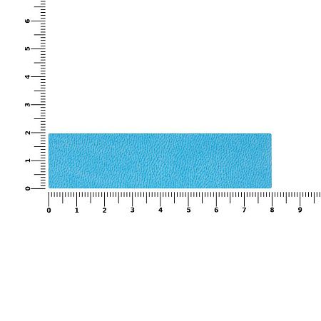 Лейбл Listra Latte, голубой