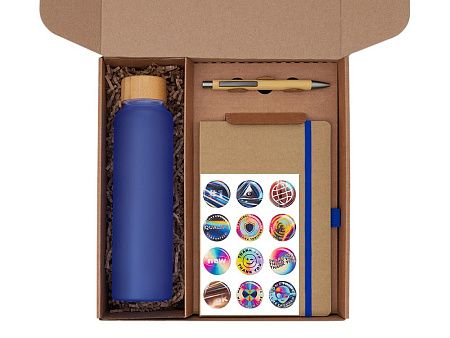 Набор «Wooden» с бутылкой, блокнотом, ручкой и подставкой для телефона 