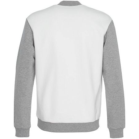 Бомбер College, молочно-белый, размер XS