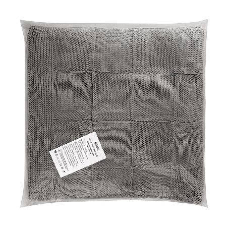 Плед Селла (Cella) вязаный, серый (без подарочной коробки)