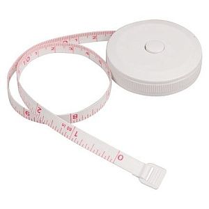 Рулетка Tools Taylor, 1,5 метра пластиковая с мягкой лентой, белая