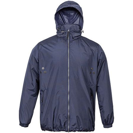 Ветровка светоотражающая Lattvind, темно-синяя, размер XS