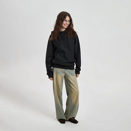 Худи релакс унисекс ADVENTURE, черный