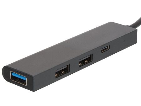 USB-хаб «Command» с коннектором 2-в-1 USB-C и USB-A, 2.0/3.0