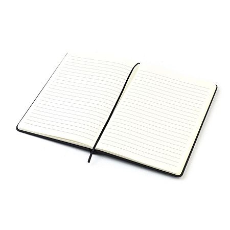 Блокнот A5 Monte в твёрдом переплёте, черный