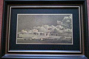 Гравюра "Аэропорт"