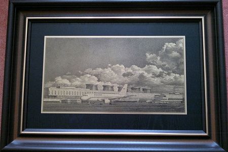 Гравюра "Аэропорт"