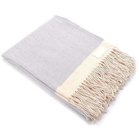 Плед акриловый WINTER, серый