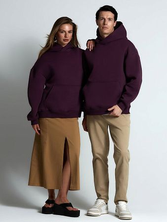 Худи Kulonga Oversize, фиолетовое, размер XL/2XL