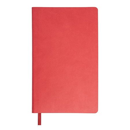 Ежедневник недатированный "FunkyPlan", 130*210 мм, красный, желтый форзац, блок-линейка