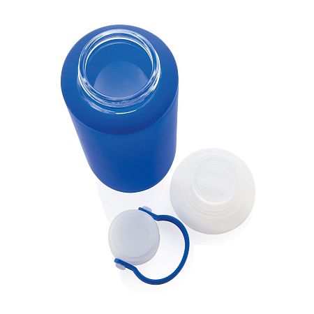 Стеклянная бутылка в силиконовом чехле