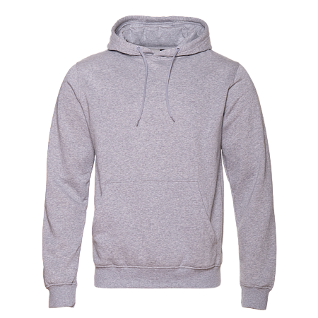 Худи унисекс STAN футер с начёсом 260, 20, Серый меланж,  (50/60)  (50/L)