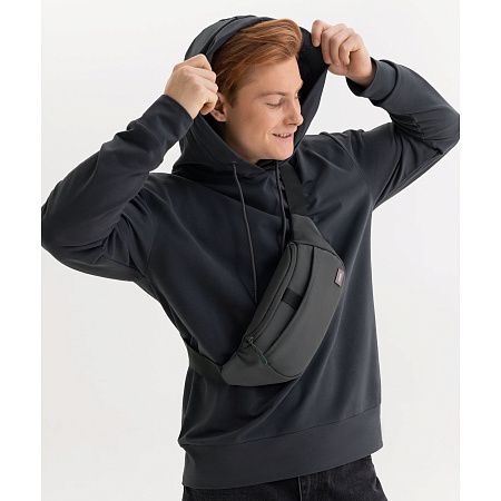 Худи с капюшоном, унисекс ALEX антрацит, размер S