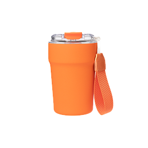 Термокружка вакуумная Монако (Monaco), оранжевая
