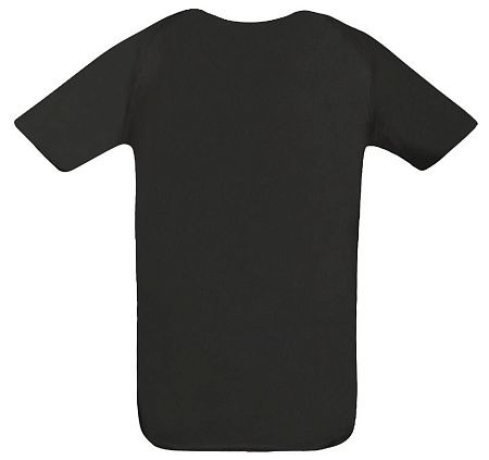 Футболка унисекс Sporty 140, черная, размер S