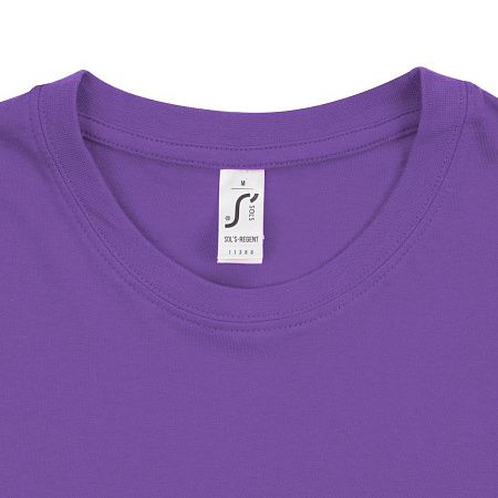 Футболка унисекс Regent 150, фиолетовая, размер XS