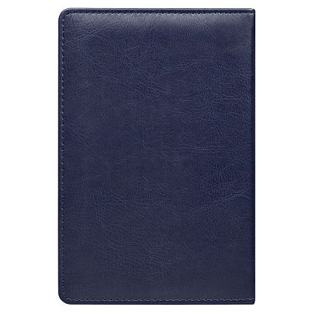 Ежедневник City Buffalino А5, недатированный, в твердой обложке с поролоном, темно-синий