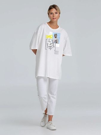 Футболка оверсайз «He is So Pretty. Давид», черная, размер XS/S