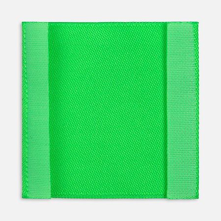 Лейбл тканевый Epsilon, L, зеленый неон