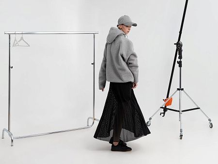 Анорак унисекс Oblako, светло-серый, размер M/L