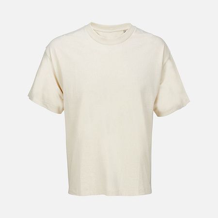 Футболка оверсайз унисекс Legacy, светло-бежевая (неокрашенная), размер XS