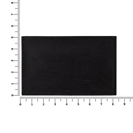 Лейбл из ПВХ Dzeta, ХL, черный