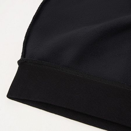 Худи релакс унисекс Баланс (Balance), с начесом, черный, размер XS/S