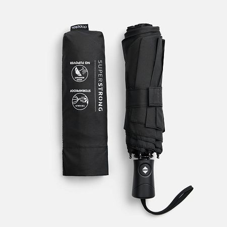 Складной зонт Fiber Magic Superstrong, черный